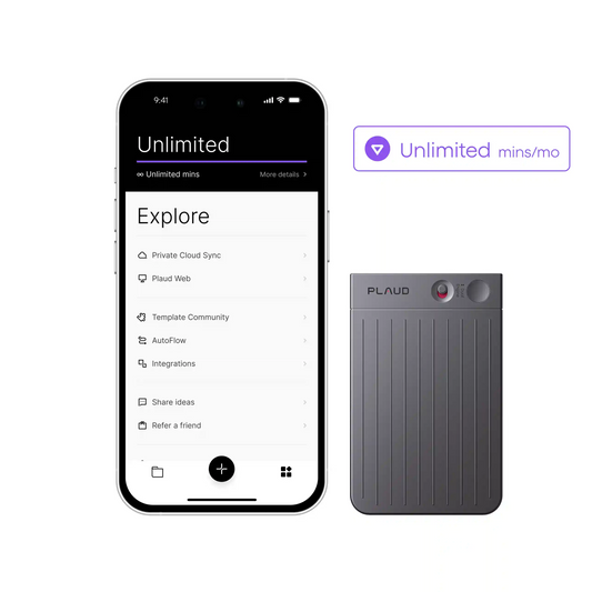 Plaud Note & AI Annual Unlimited Plan